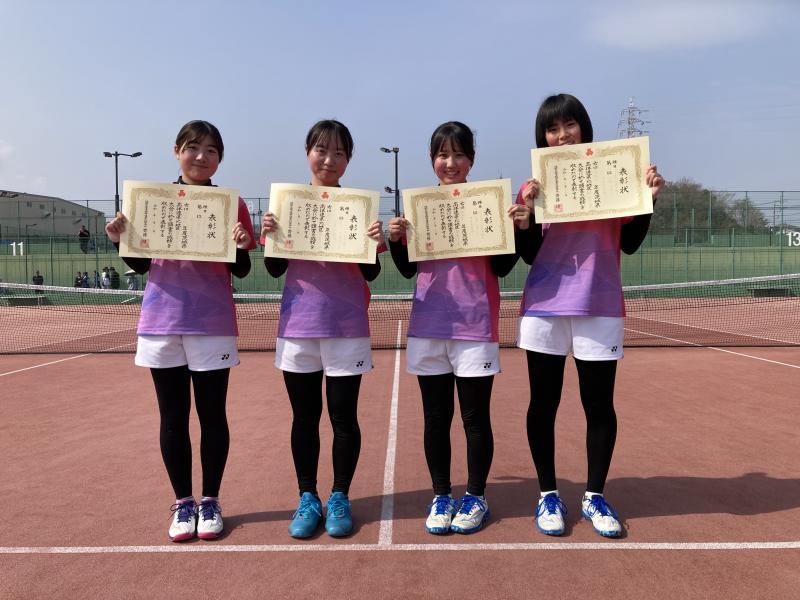 優勝 荒川・上神谷ペア　　準優勝 山本・上岡ペア